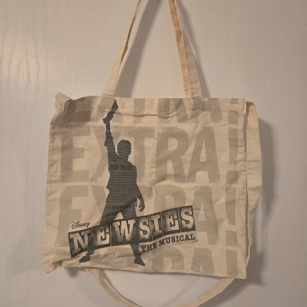 Disney NEWSIES The Musical "Extra! Extra!" Tote Bag